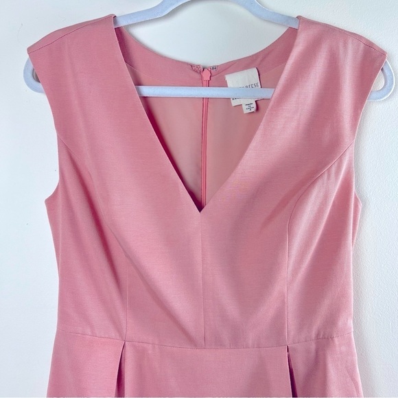 Tracy Reese x Anthropologie | Fit & Flare Painterly Pleated Party Dress | 4 - Picture 5 of 10